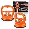 ALASMOYER Car Dent Puller, 2PCS Car Dent Remover Tools for Car Dent Repair, Glass, Screen, Tiles & Objects Moving(Orange)