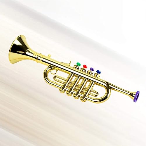 Miniatura 7 de Generic Juguete de trompeta instrumento musical interesante divertido suministros de fiesta regalo de cumpleaños instrumento musical juguete para