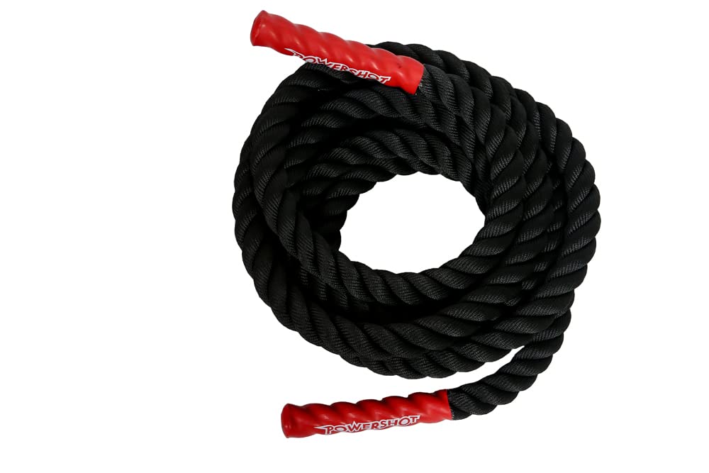 POWERSHOT BATTLE ROPE - Fitness Strength Training 9 m x 38 mm Cardio e Strength Training