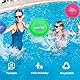 shallyong 3 Stück Wasserfrisbee Splash, Kinder Wasser Frisbee, Pool Wasserfrisby, Wasserspielzeug Frisbee, Splash Wasser Wurfscheibe, Pool Splash Disc, Wasser Frisbee, Pool Wasser Wurfscheibe