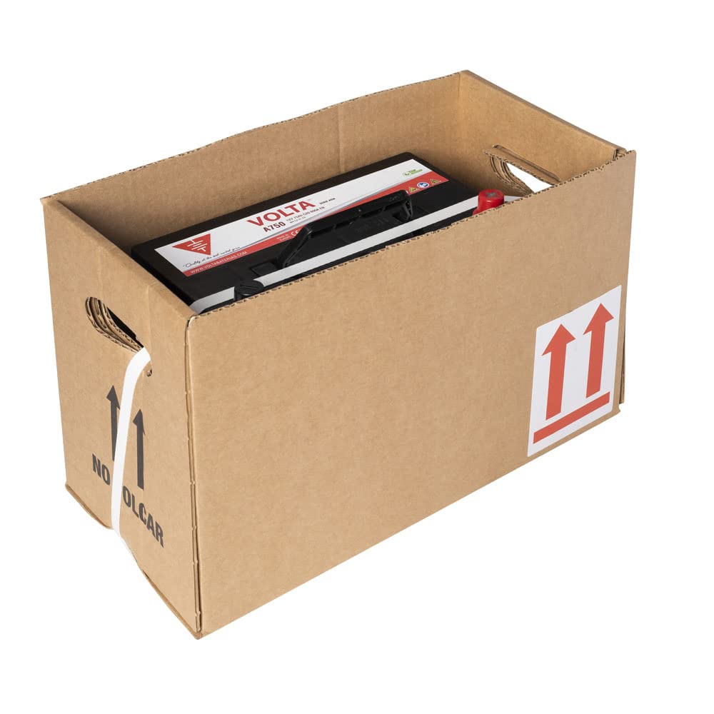 Bateria de Coche Marca Asiática 75Ah 600A Volta A750D - Borne +Dcha - Medidas Largo 260 x Ancho 173 x Alto 226 mm con 2 años de Garantía - Fabricación Europea.
