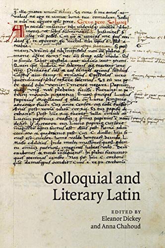 Colloquial And Literary Latin