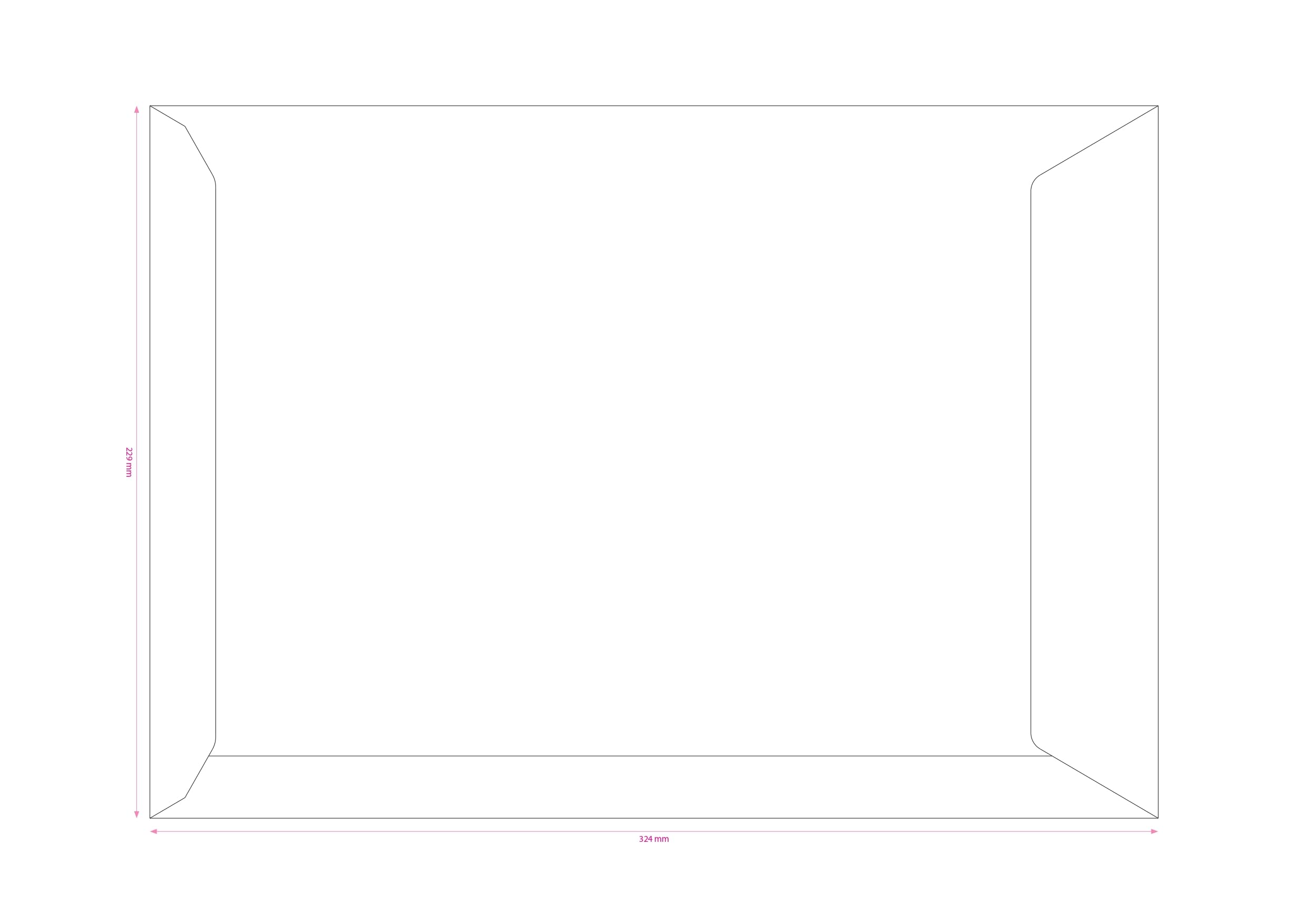 GPV - Boite de 250 Pochettes - Format C4 (229x324 mm), sans fenêtre, qualité papier blanc : 90 g/m2 - Certifié PEFC