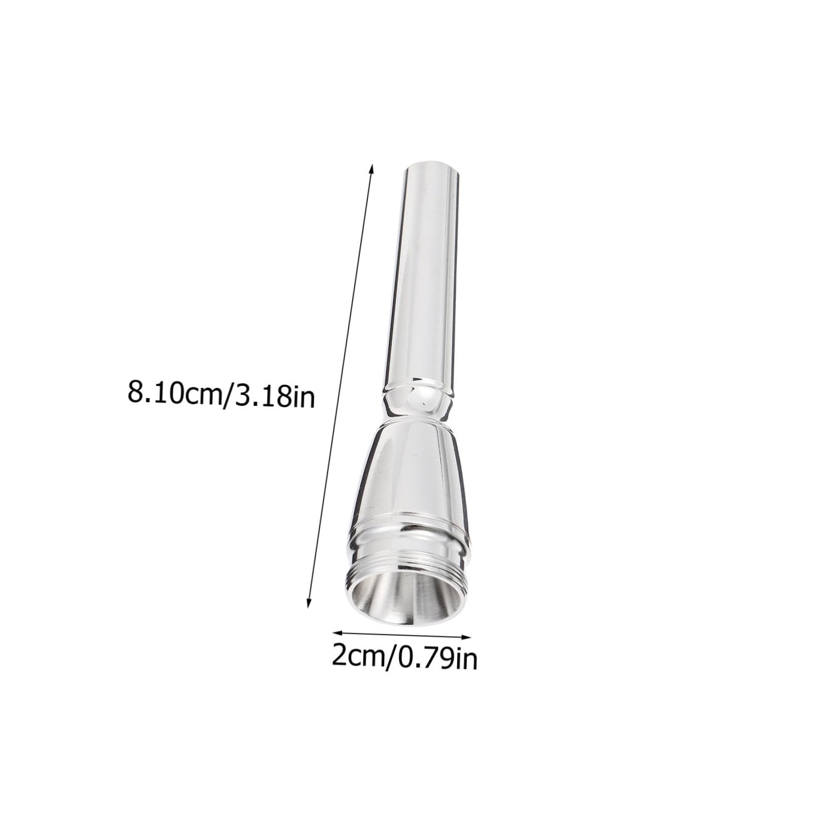 ERINGOGO 7 Pcs Trumpet Mouthpiece Professional Trumpet Accessories for Beginners Advanced Players Smooth Finish Durable Sturdy Includes Mouthpieces