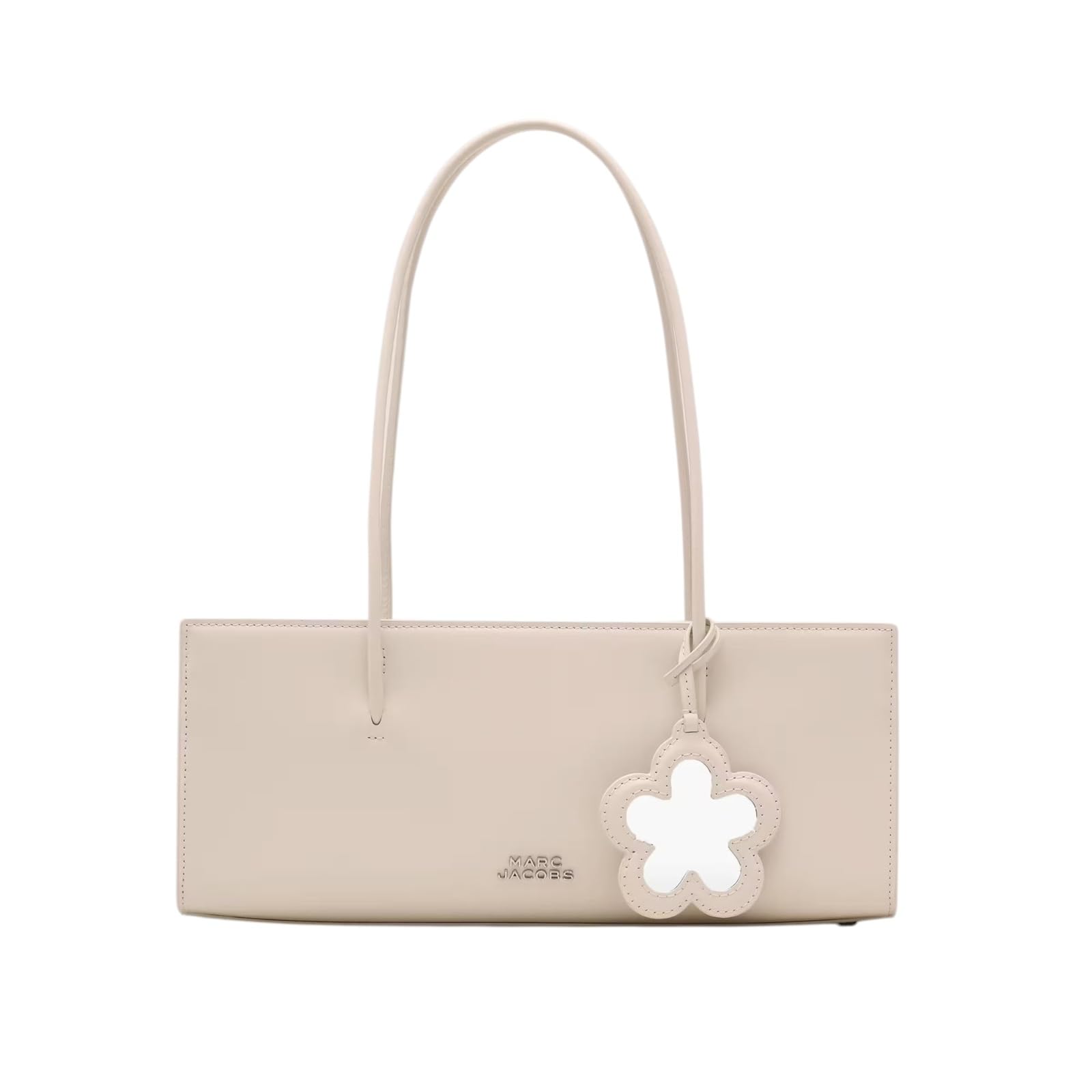 MARC JACOBS THE MIRROR SATCHEL COTTON WHITE