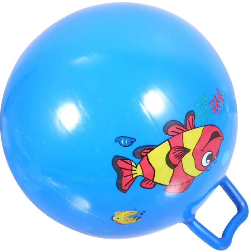 AWOKZA Inflatable Sit and Bounce Rubber Hop Ball with Foot Pump Space Hopper Jump N Bounce Handle Ride-on Toy Bouncy for Kids, Hopping Ball, Jump Ball, Ball for Kids (65 cm) (Blue) (B0CD7RD1ZV) Amazon Price History, Amazon Price Tracker