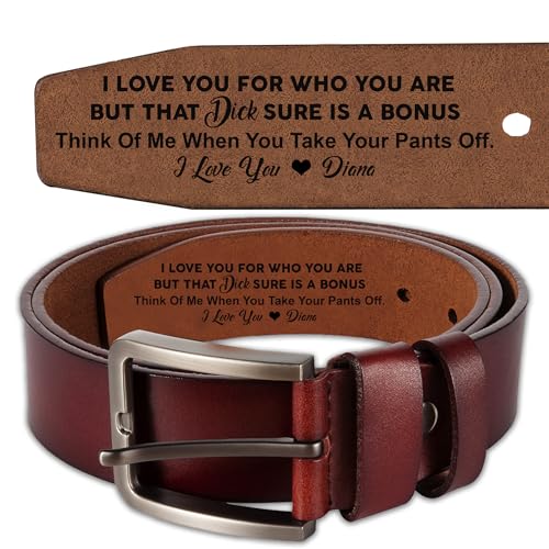 Personalized Belts For Men, Genuine Leather Belts, Personalized Gifts For Men, LB61 …