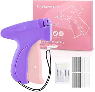 Stitch Gun for Clothes, Micro Stitch Gun, Tagging Gun for Clothing, Includes 6 Needles, 0.2'' 1000 Black & 1000 White Fast... Price In India