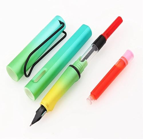 Miniatura 4 de HUAJ 10 unidades de tinta para pluma estilográfica suministros de tinta de color cartucho de recarga de tinta para oficina escuela estudiantes