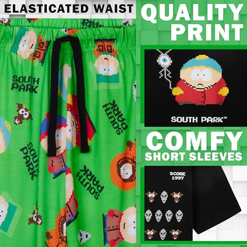 South Park Pajamas for Teens Men T Shirt Long Pants PJs Set Funny Loungewear Gifts4