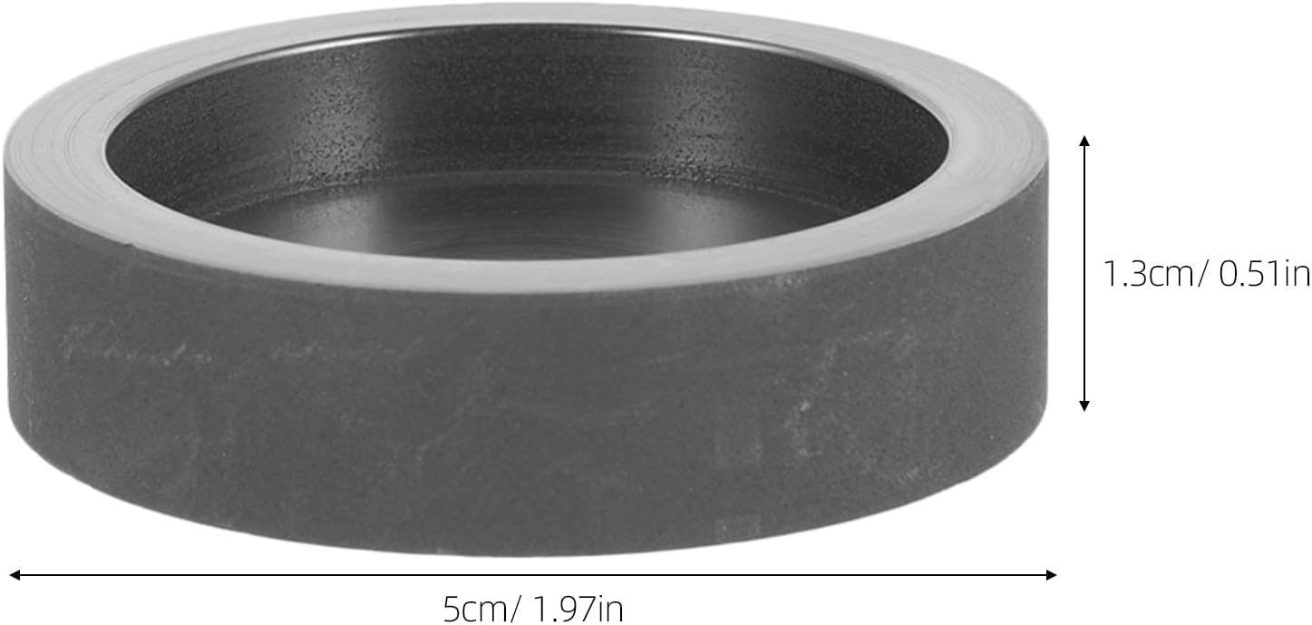 Graphite Ingot Mold Casting Mold Metal Melting Tool 10ml Round Graphite Crucible for Jewelry Making Metal Refining Arts and Crafts