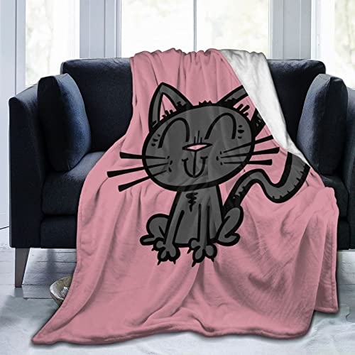 Halloween Cat Throw Blanket 50