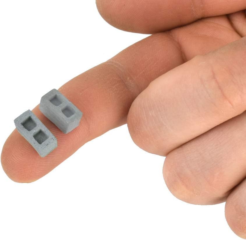 Acacia Grove Miniature Cinder Block Mold, Silicone Rubber (1:35 Scale)