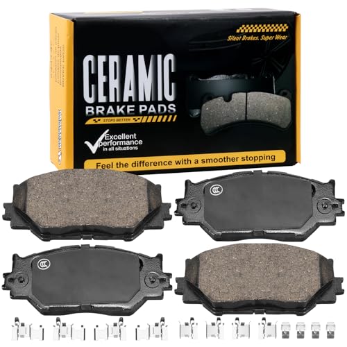 Image of D1178 Front Ceramic Brake Pads Kit Fit For Lexus IS250 2006-2008, For Lexus IS250 2014-2015 [DriveType RWD, SubModel Base /SubModel F Sport /DriveType RWD, SubModel F Sport]