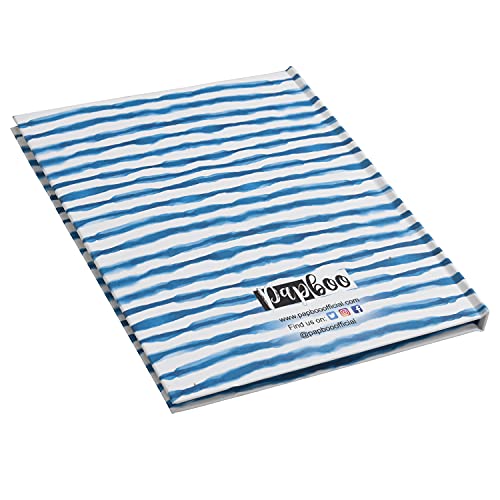 Image of Papboo Blue Butterfly Hardbound Hardcover Notebook Diary, (22 X 17.5 cm, 80 GSM, 140 Single Ruled Pages) Journal, Gift