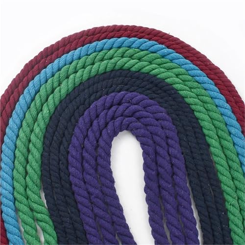 Cordón de algodón grueso para tejer macramé fácilmente y sin deshilados 6