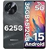 DOOGEE Note59 Pro+ Téléphone Portable 5G Android 15, Smartphone 36Go RAM (12+24) + 512Go, Écran 6.75" HD+ 120Hz, UNISOC T8200 Octa-Core, Caméra 50MP 4K, NFC/Widevine L1/Dual SIM/Face ID/OTG