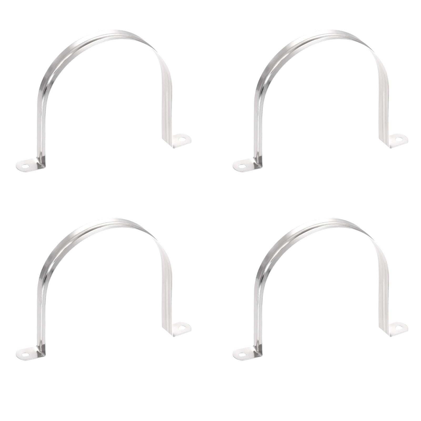 TOP-VIGOR 4Pcs Rigid Pipe Strap Fit for 110mm(4.3") OD