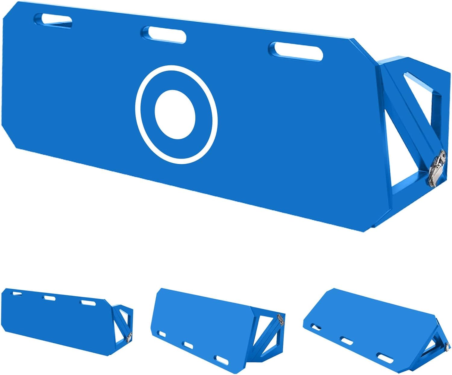 Upgrade 3-Angles Soccer Rebounder Board, Portable Soccer Wall for Adults & Kids, Foldable Soccer Training Equipment for Passing & Shooting Practice