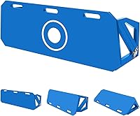 Vista 8 de Mejora de tablero de rebote de fútbol de 3 ángulos, pared de fútbol portátil para adultos y niños, equipo de entrenamiento de fútbol plegable