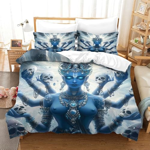 Housse de couette mythique bleue anti-allergie pour ado active