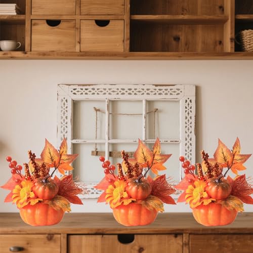 Lightweight Fade Resistant Weather Resistant Plastic Pumpkin for Decorating - image 5