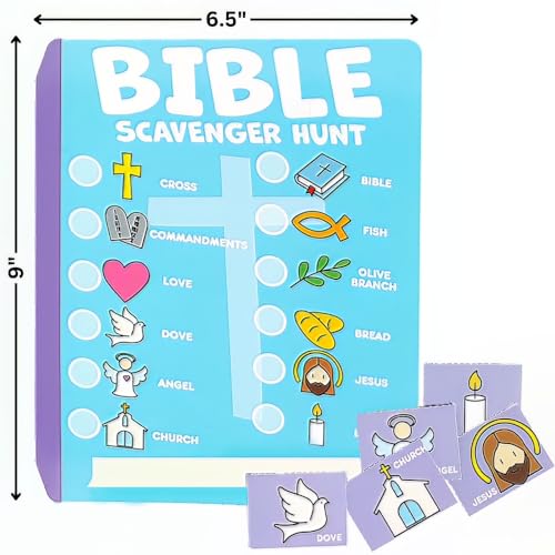 Fun Express Bible Scavenger Hunt Game - Multi miniatura 2