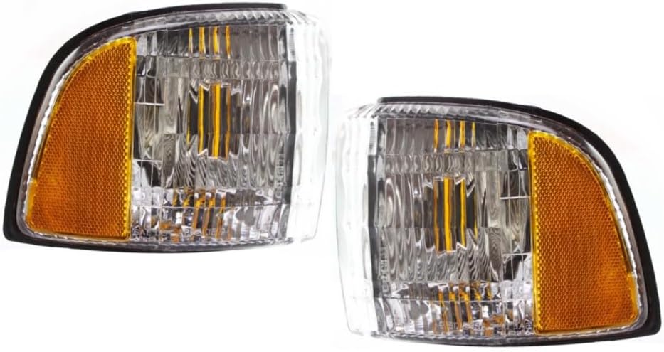 KarParts360 For Dodge Ram 1500/2500/3500 Parking Signal Light Unit 1994 95 96 97 1998 Driver and Passenger Side Pair For CH2520119 | 55054773AD