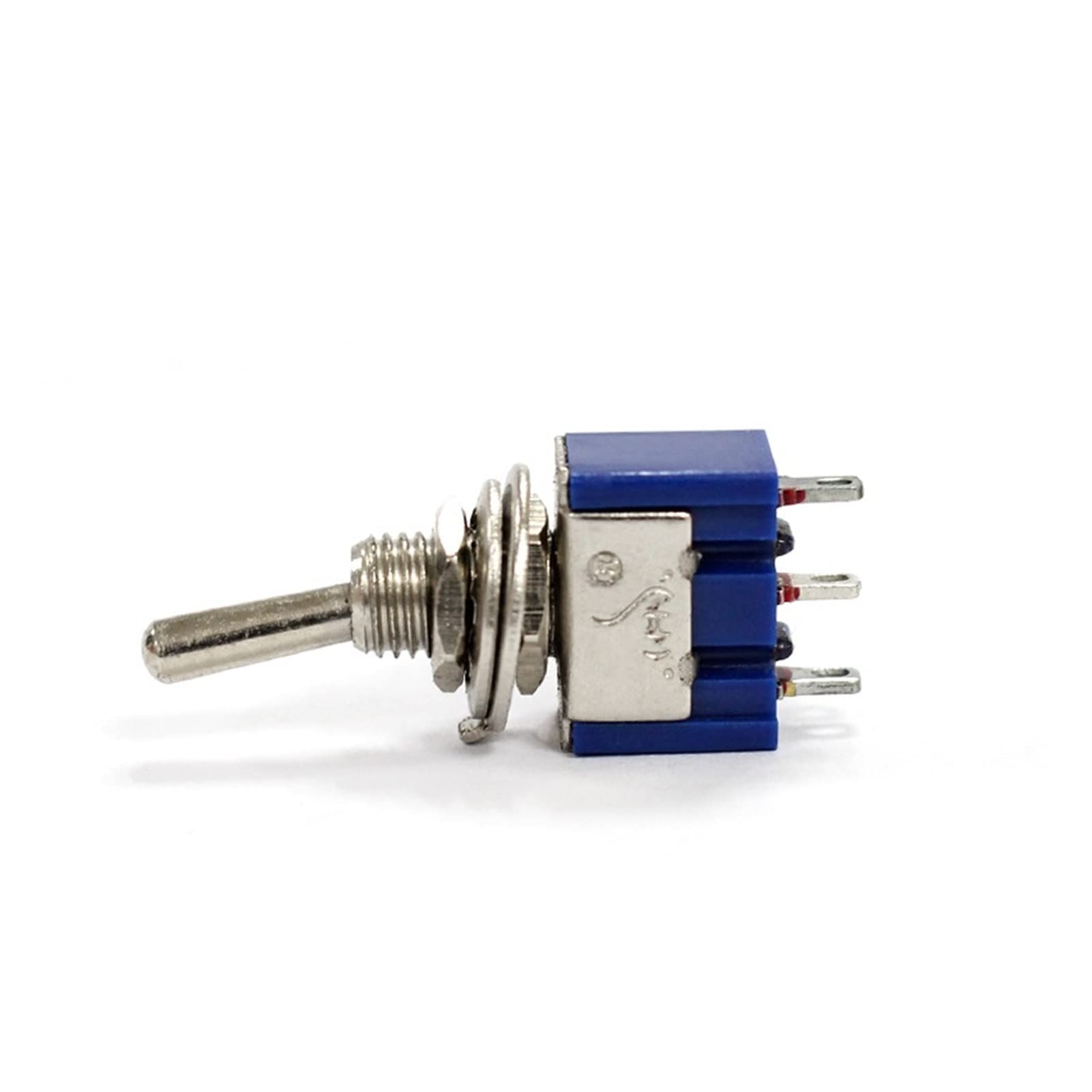Micro-interrupteur MTS-102 AC 125V 6A à 3 broches SPDT bleu ON-ON