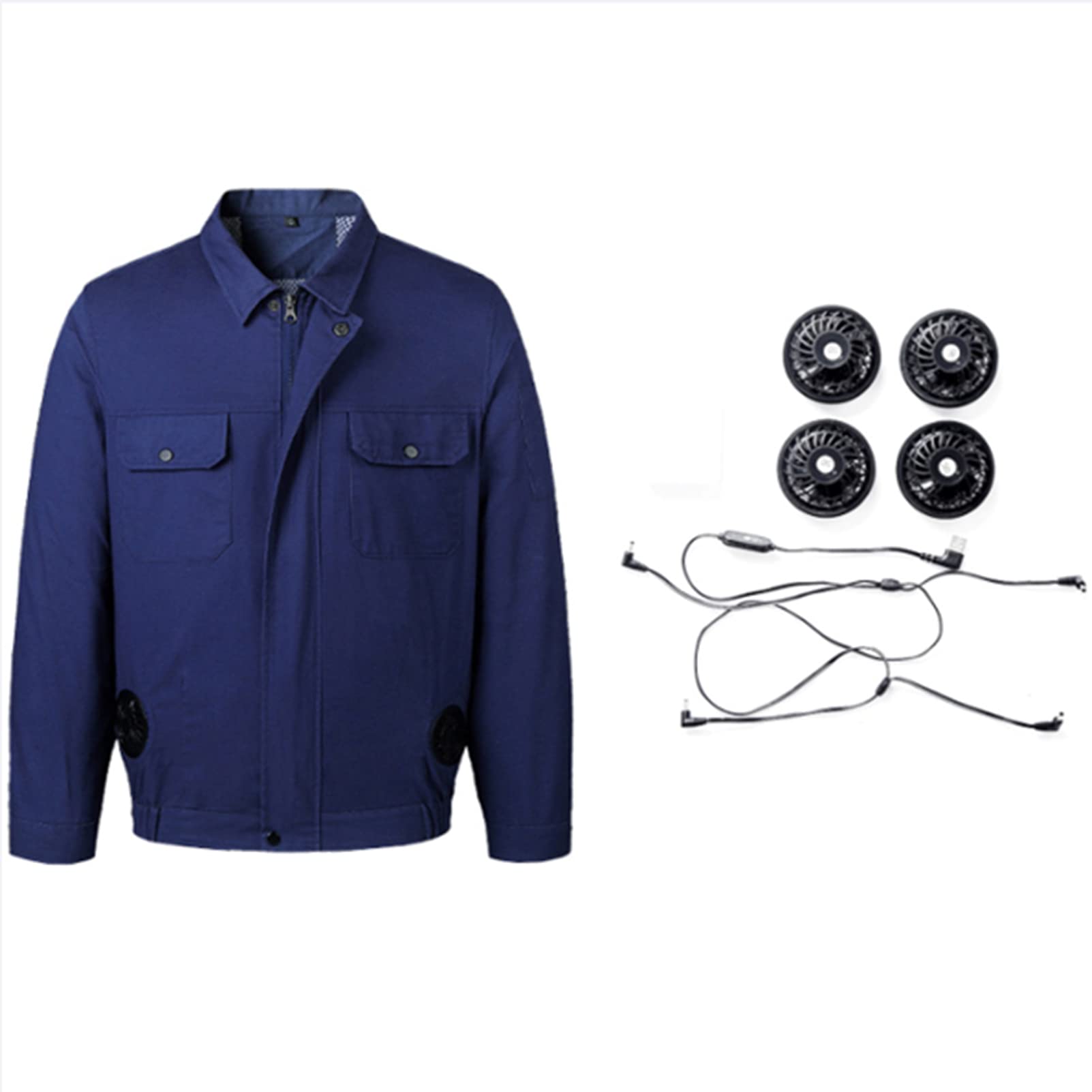 UGANI Air Conditioned Jacket Welding Jacket Cooling Fan Jacket Lightweight Cooling Vest Summer Jacket Fan Coat 3 Levels
