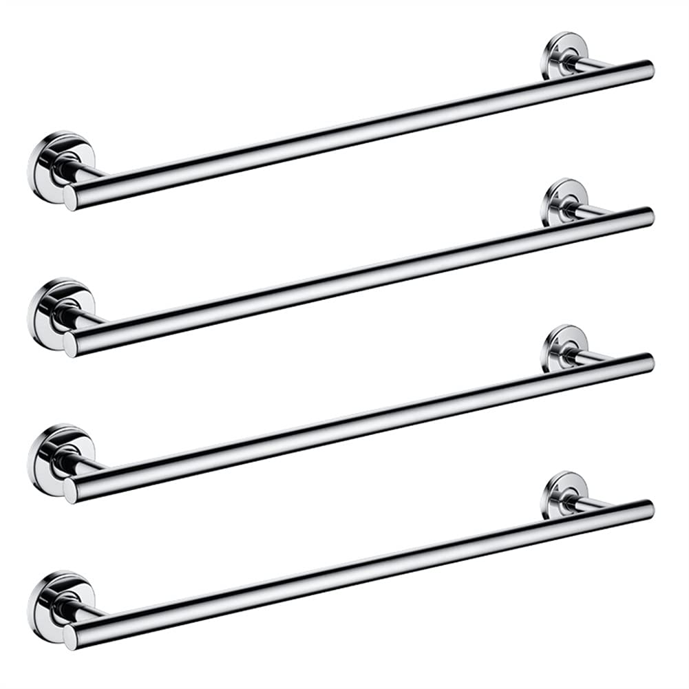 Porte-serviettes étagère murale salle de bain support stockage métal poli robuste