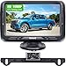 Rohent Backup Camera Monitor HD 1080P Night Vision Waterproof Car Truck License Plate Back Up Rear View Reverse Cam Kit DIY Gridlines R1