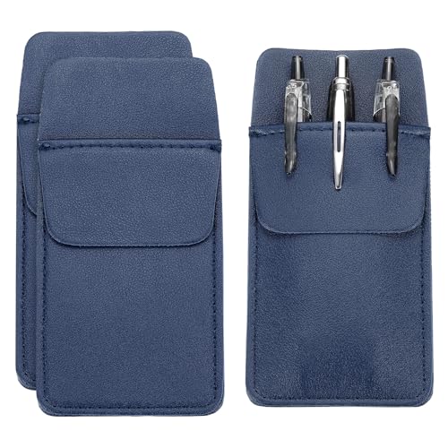 Protège-poches en cuir PATIKIL porte-stylo organisateur pochette étui
