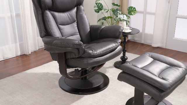 Amazon.com: MCombo Oversized Swivel Recliner Chair with Ottoman