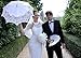 VON LILIENFELD Abanico Boda Nupcial Mujer Accesorio Carmen, Blanco