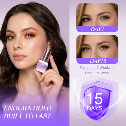LZM Lash Glue Kit: Strong Hold, Waterproof, Use Code PLVNFB45 - Image 3