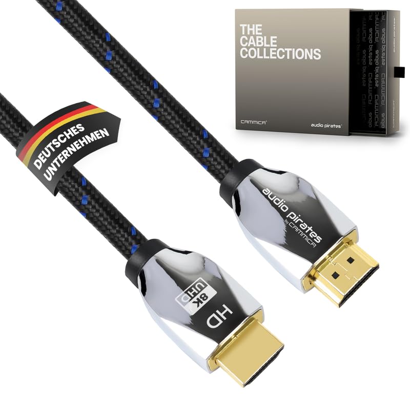 audio pirates SOPHIE - Cable HDMI 2.1 (Premium, 1,5 m, 2 unidades)