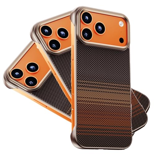 Coque iPhone 17 Pro Max Coque Ultra Fine Magnétique Protection Fibre Carbone