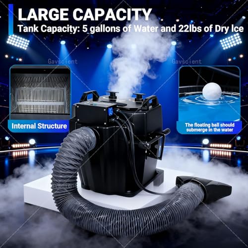 Máquina de Humo de Hielo Seco Quick-Heat de 3500W con Boquilla de Tubo para Eventos al Aire Libre miniatura 4