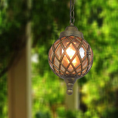 Iluminación al aire libre impermeable con faroles colgantes de bola 3