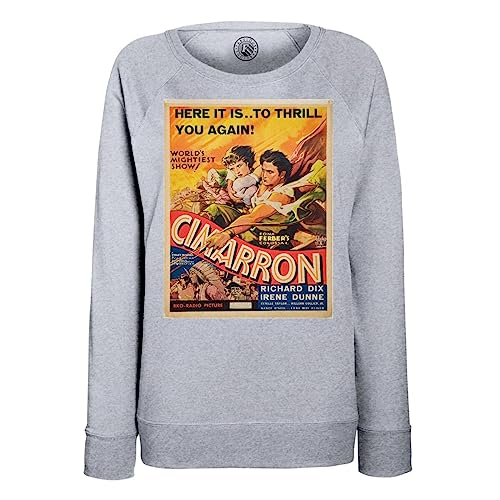 Sweatshirt femme Cimarron revivez la nostalgie d'un poster cinéma vintage anglais