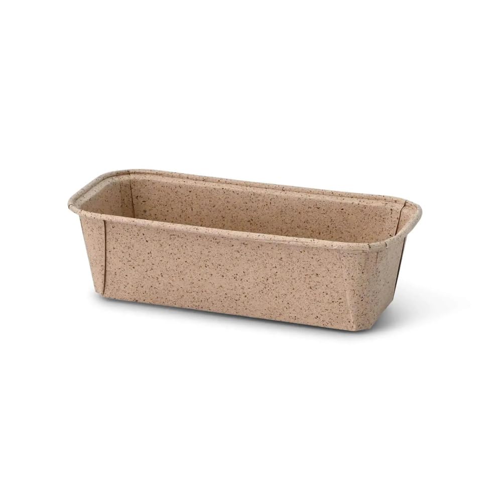 GREENBOX - Kakaopapier-Backformen 16 x 5,5 x 5 cm, rechteckig, braun, 675 St.