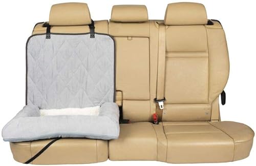 Miniatura 3 de PetSafe Happy Ride - Funda de asiento para cama de perro color gris y marrón fundas de banco y cubo para coches SUV y camiones