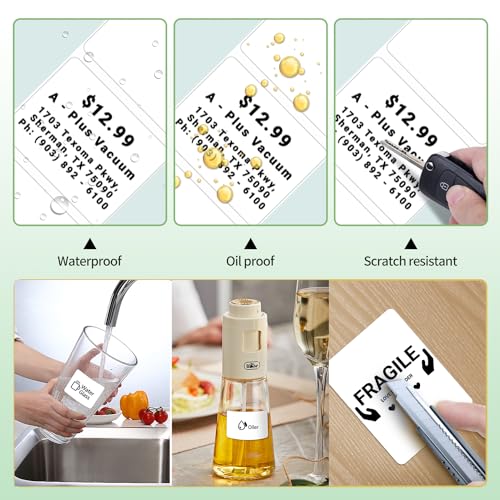 Image of Phomemo Labels- 3 Rolls Thermal Label for M220 /M221 /M250 /M200 /M260 Thermal Paper 2.36 inchx 3.14 inch(60x80mm)- M220 Labels Multi-Purpose Sticker Label for Logo /Barcode /Stickers /Address
