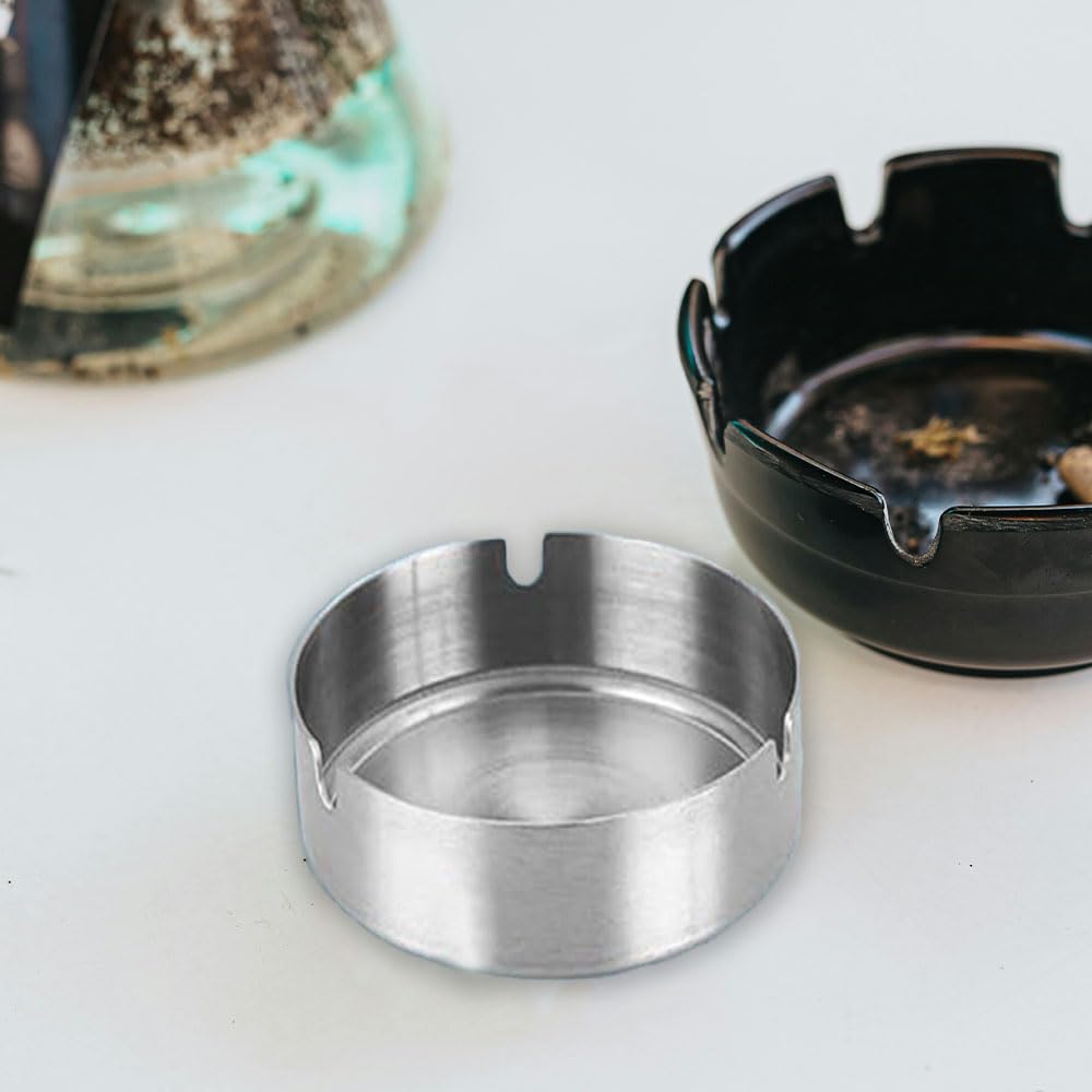 Set da 6 pezzi in acciaio inox rotondo, adatto per ristoranti, bar, uso esterno, camere da letto