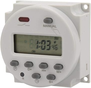 1S to 168H 5VA Programmable 7 Day Electronic Control Digital Timer Switch 12V DC