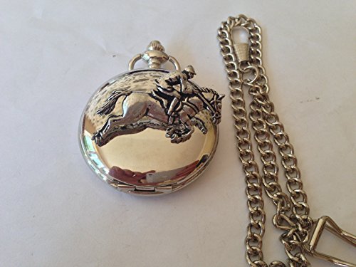 Coffret cadeau pour homme avec montre de poche gousset R29 à quartz motif showjumper