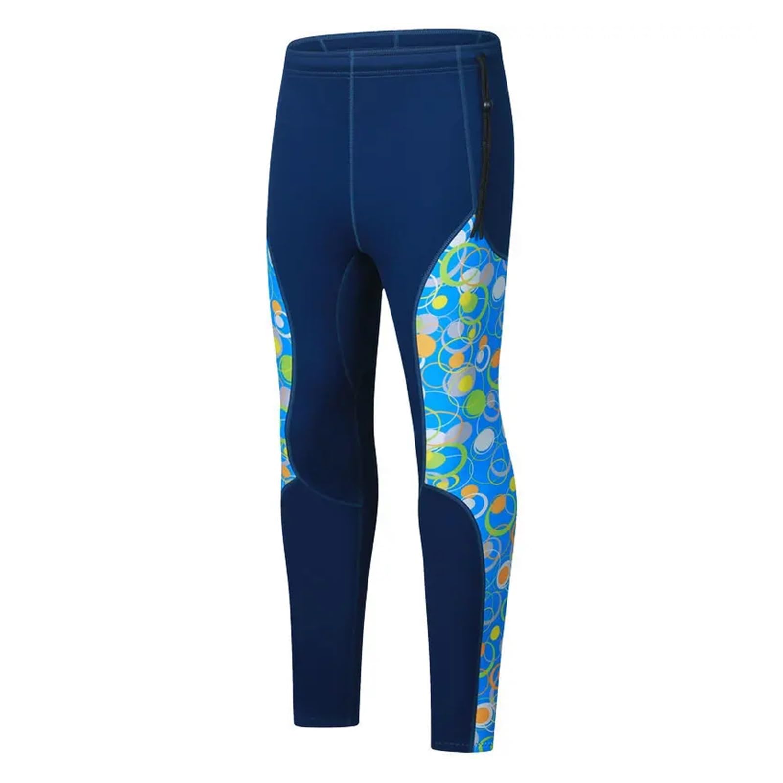 Muta da Uomo e da Donna in Neoprene da 3 mm, Divisa in Due Pezzi, Top a Maniche Lunghe, Pantaloni Caldi(Navy Pants,L)