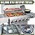 Bestfire 68,000 BTU 5 Burner Propane Gas Grill with Side Burner-Professional-Grade Stainless Steel Outdoor BBQ Grill-647 sq in Cooking Space&Porcelain Cast Iron Grrates-Patio Cart Design for Backyard