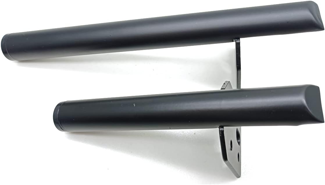 Furniture Legs, 8 Inch Metal Furniture Legs Black for Coffee Table Dresser TV Stand Couch Sofa,Set of 4,L-Shaped (Black 8")